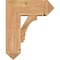 Ekena Millwork Imperial Arts and Crafts Smooth Bracket w/ Offset Brace, Western Red Cedar, 7 1/2"W x 18"D x 22"H BKT0806X18X22IMP03SWR - alternate 2